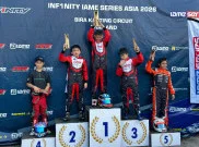 ‘Si Anak Dewa’ Darren Arthur Gani Harumkan Nama Indonesia, Raih Runner Up IAME Asia Seri 3 di Thailand