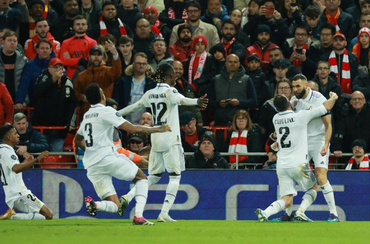 Hasil Liga Champions: Madrid Comeback di Kandang Liverpool, Napoli Hancurkan Frankfurt