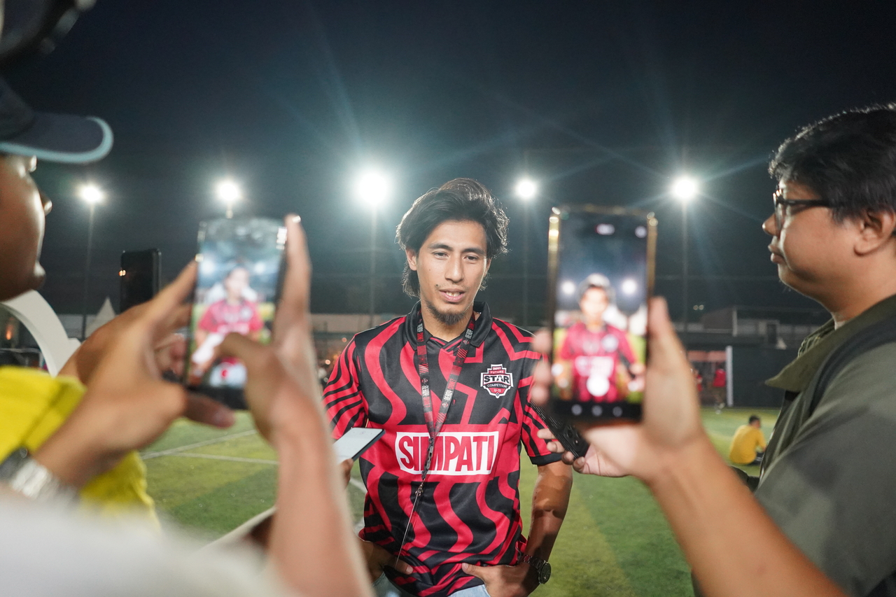 Hanif Sjahbandi hadir di ajang Future Star Competition 2026. (Istimewa)