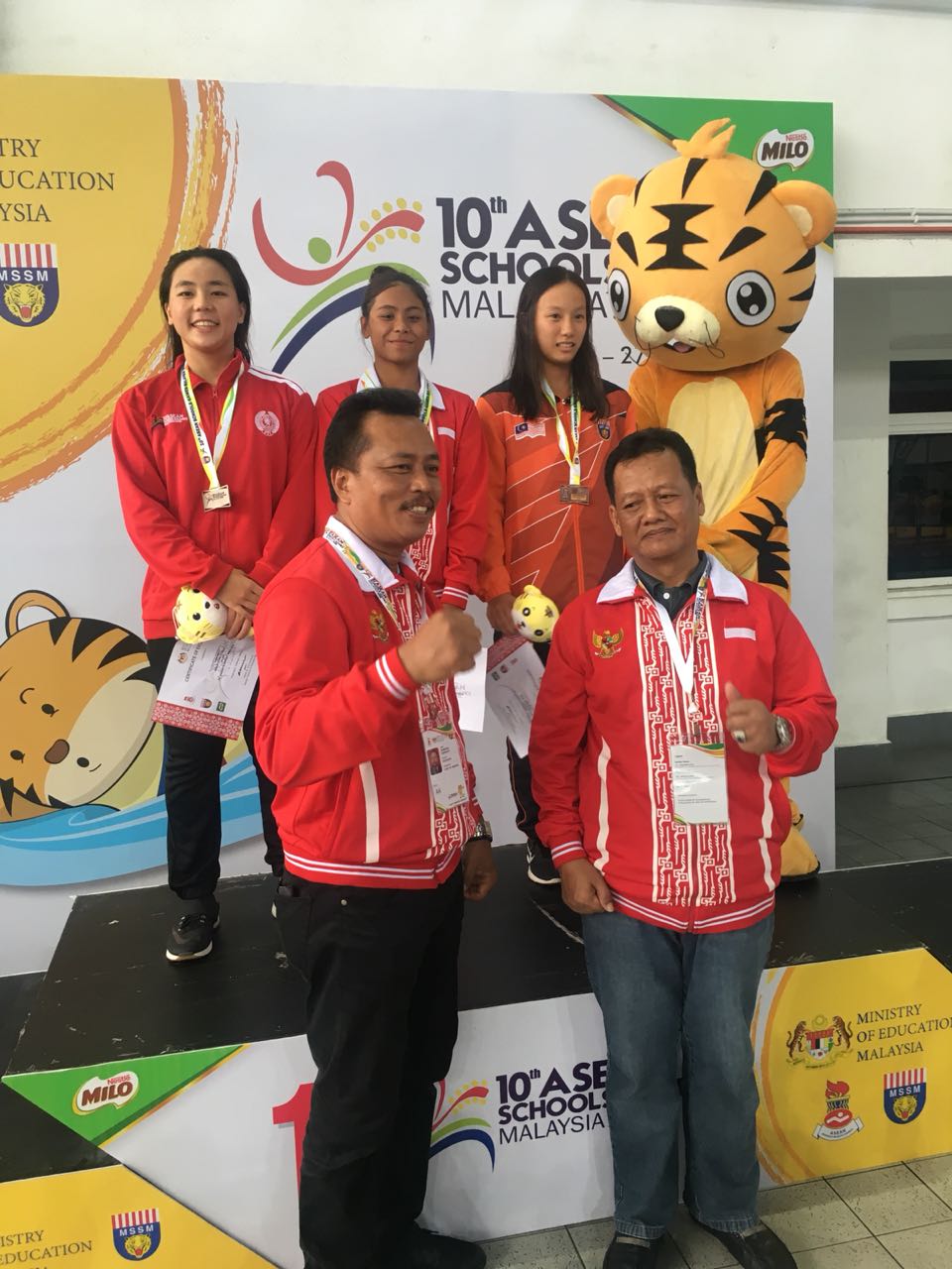 Perenang Indonesia Borong 2 Medali Emas dari ASEAN School Games 2018