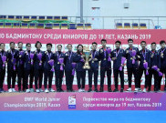 Cetak Sejarah, Tim Bulu Tangkis Indonesia Bawa Pulang Piala Suhandinata