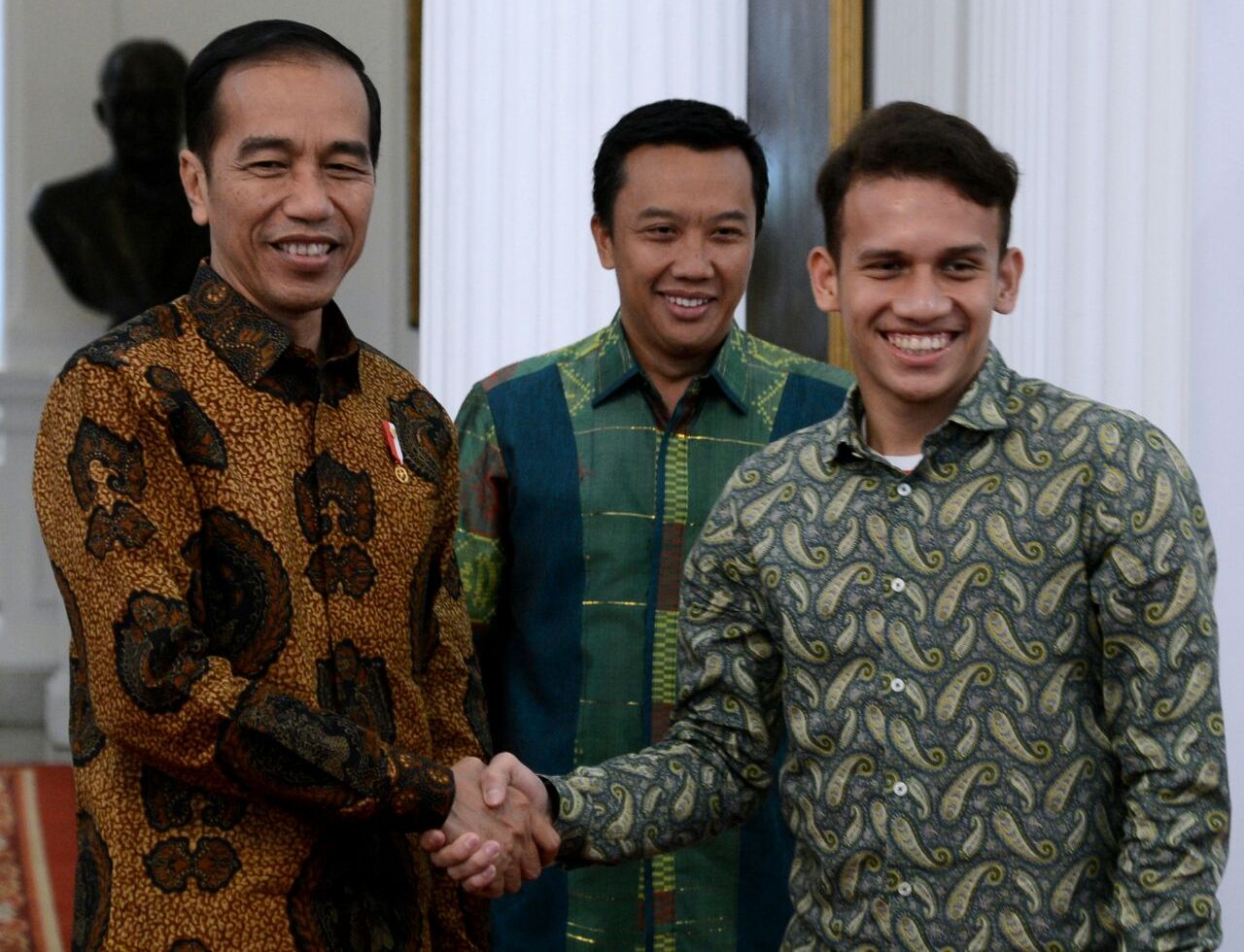 Celetuk Jokowi Ketika Menerima Egy Maulana Vikri