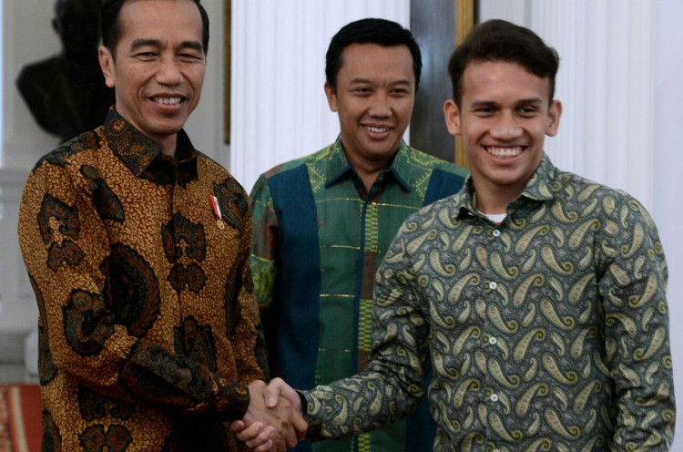 Celetuk Jokowi Ketika Menerima Egy Maulana Vikri