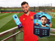 Jadi Pemain Favorit di FM, Poster Eks Gelandang Man City Juga Dimiliki Bruno Fernandes