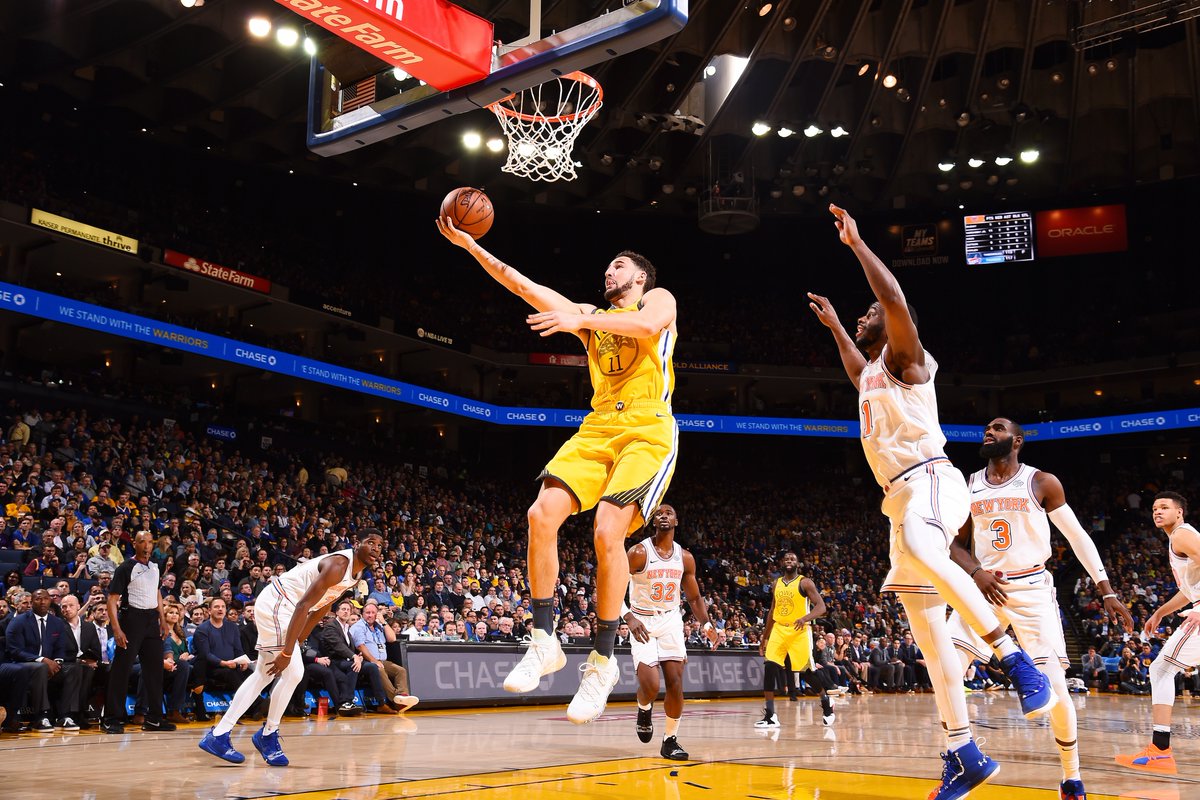 Hasil NBA: 43 Poin Klay Thompson Dekatkan Warriors ke Puncak