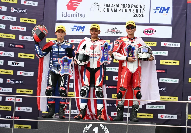Pembalap AHRT Herjun Atna Sabet Podium ARRC Sepang