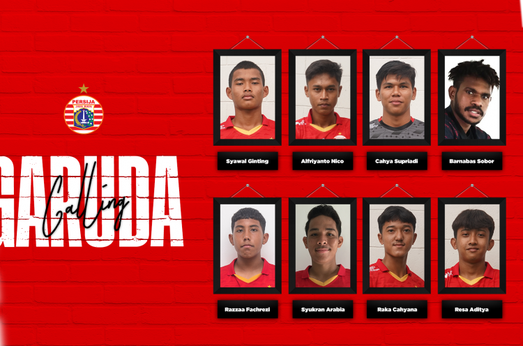 Persija Jakarta Kirim 8 Pemainnya ke TC Timnas Indonesia U-19
