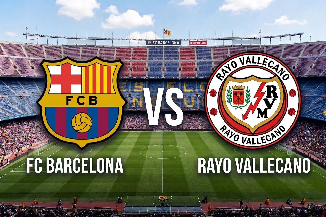 Cara Menonton dan Link Streaming Barcelona vs Rayo Vallecano, Live di Sini!