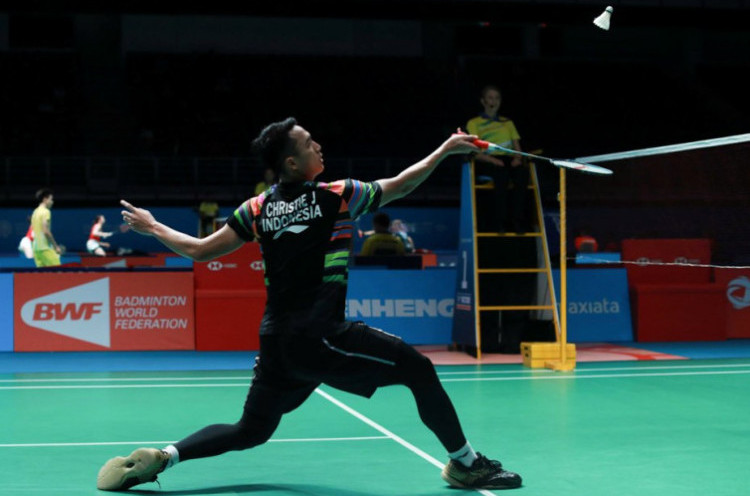 Susul Anthony, Jonatan Christie Lolos ke Perempat Final Singapore Open 2019