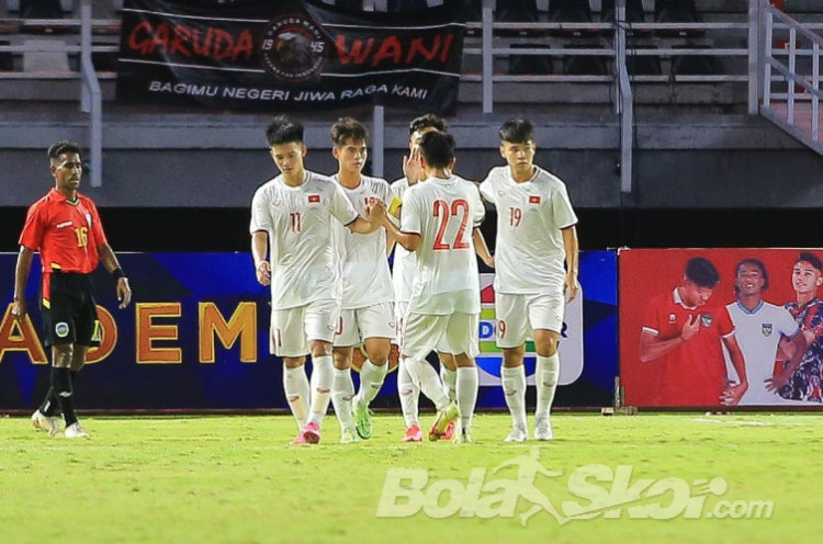 Kualifikasi Piala Asia U-20 2023: Vietnam Bantai Timor Leste 4-0