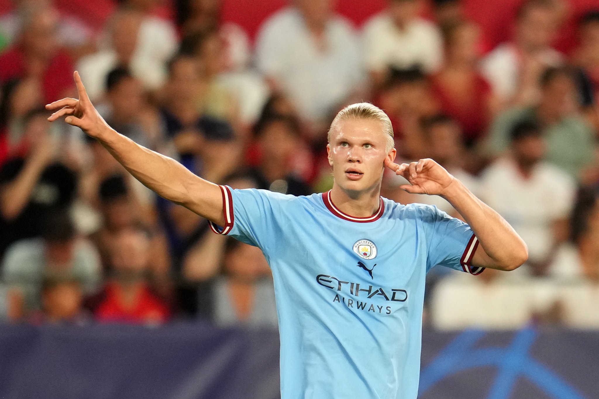 Sevilla 0-4 Manchester City: Erling Haaland Torehkan Dua Rekor