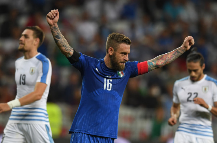 Italia Hajar Uruguay Tiga Gol Tanpa Balas