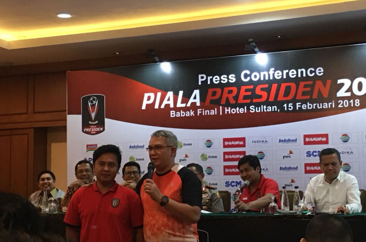 Jumlah Fans Bali United dan Persija yang akan Hadiri Final Piala Presiden