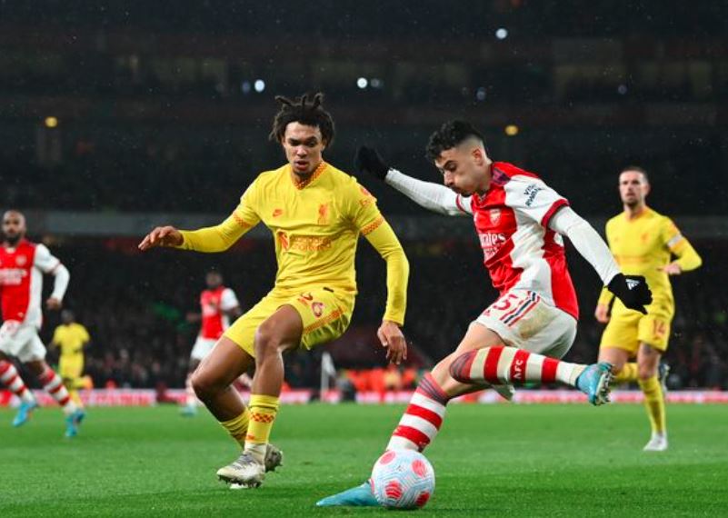 Meski Kalah dari Liverpool, Arsenal Tetap Unggulan Finish di Empat Besar