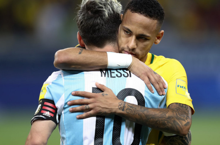Brazil Pecundangi Argentina Tiga Gol Tanpa Balas