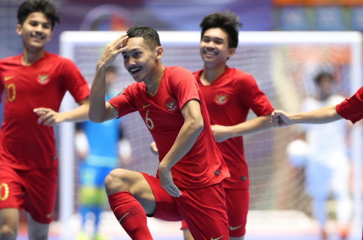 Gebuk Irak 2-1, Timnas Futsal Indonesia U-20 Lolos sebagai Juara Grup