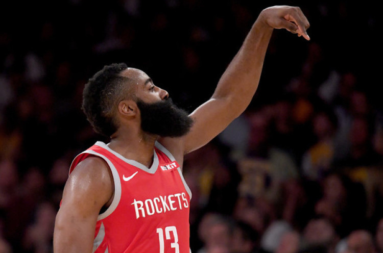 Hasil NBA: Rockets Kalahkan Grizzlies, James Harden Dekati Rekor Wilt Chamberlain 