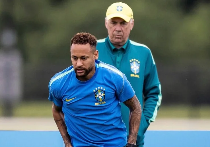 Brasil vs Jepang: Ancelotti Berharap Neymar Bisa Bermain Lebih Lama