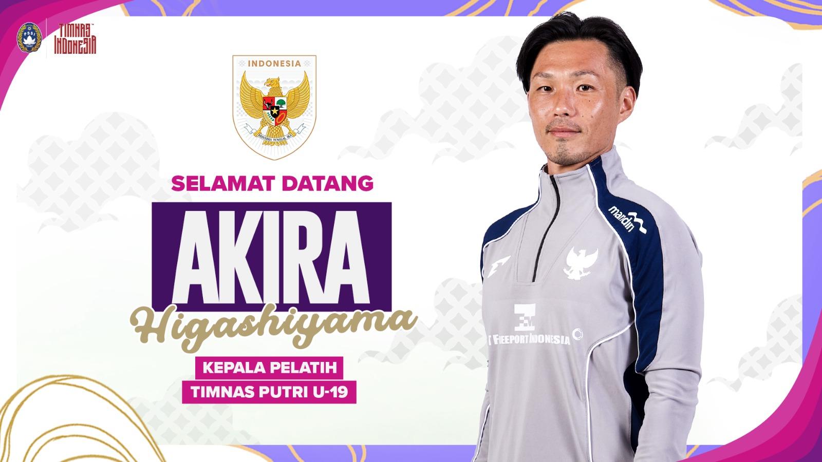 PSSI Tunjuk Akira Higashiyama sebagai Pelatih Timnas Putri U-19 Indonesia