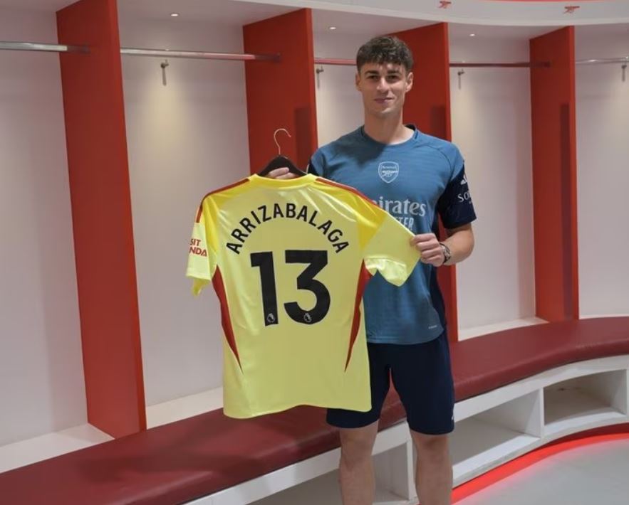 10 Fakta Menarik Mengenai Pengguna Nomor Punggung 13 Arsenal, Kepa Arrizabalaga
