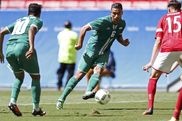 Kacamata di Laga Pembuka Olimpiade Rio 2016 Irak Vs Denmark