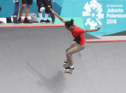 Indonesia Tambah Medali Perunggu dari Skateboard Asian Games 2018