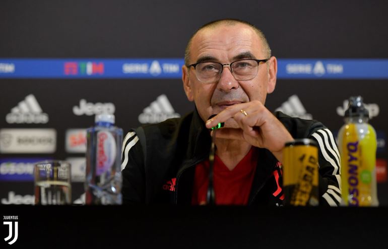 Enggan Pikirkan Derby d'Italia, Sarri Minta Juventus Fokus Lawan Bayer Leverkusen