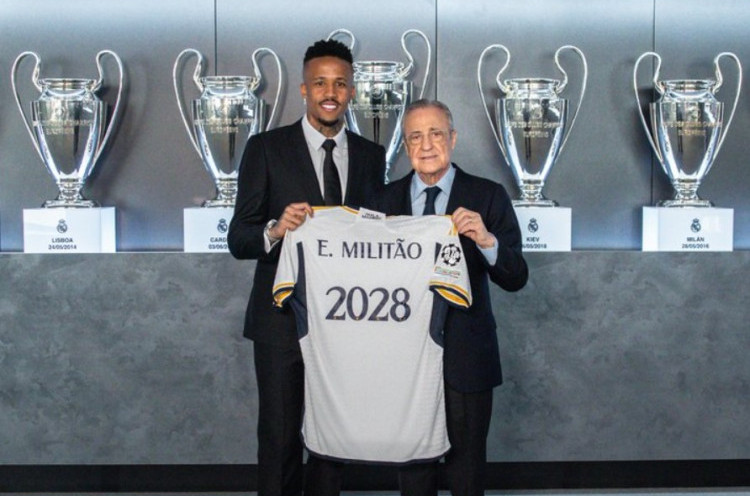 Menatap Masa Depan, Real Madrid Perpanjang Kontrak Eder Militao