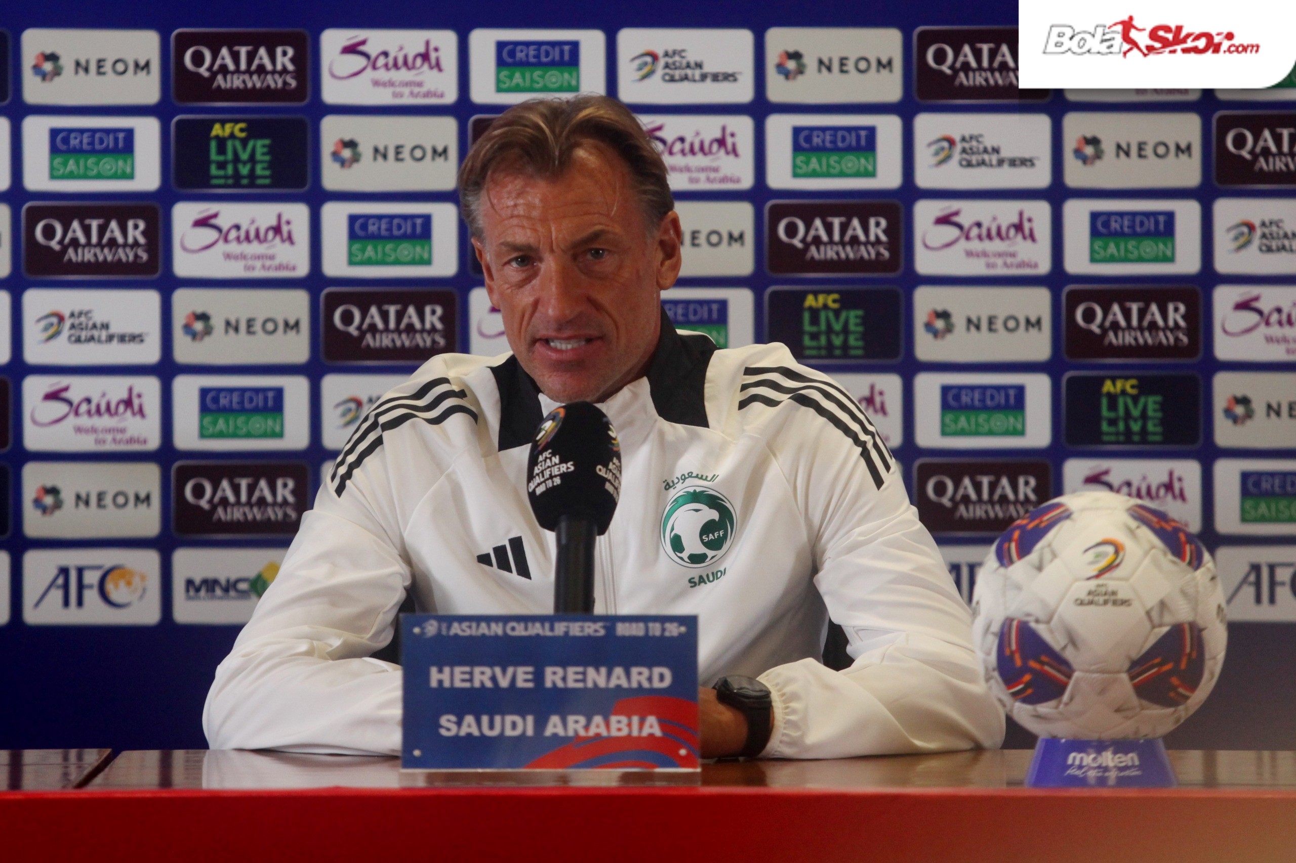 Pelatih Arab Saudi Herve Renard Tanggapi Santai Teriakan 'Mafia' oleh Suporter Timnas Indonesia