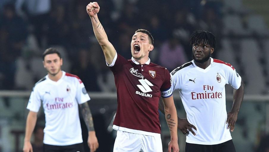 Andrea Belotti Cetak Dua Gol, AC Milan Kalah Dua Kali Beruntun