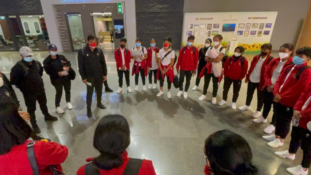 Tiba di Tajikistan, Timnas Putri Indonesia Lakukan Pemulihan Kondisi