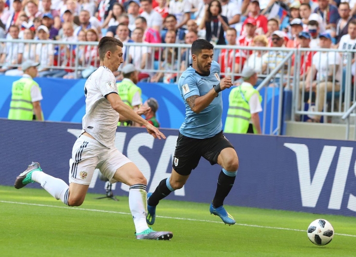 Uruguay 3-0 Rusia: La Celeste Lolos dengan Status Juara Grup A