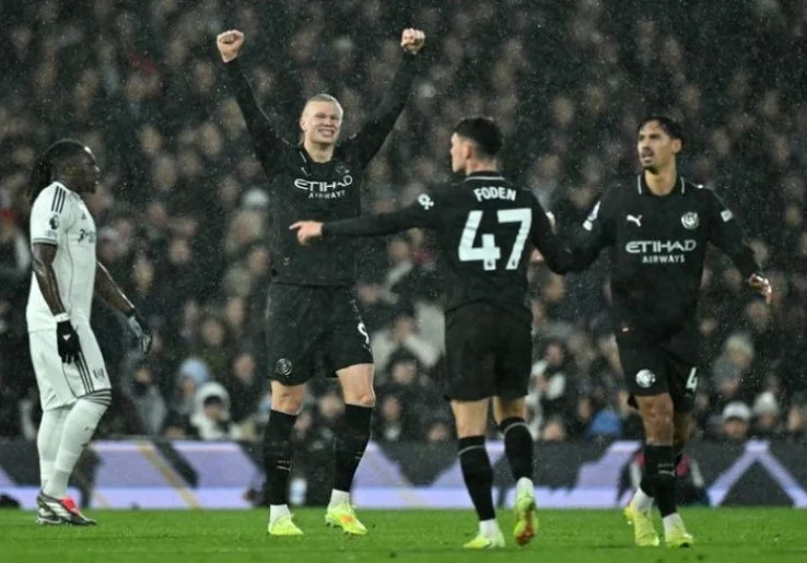 Hasil Premier League: Hujan Gol di Craven Cottage, Man City Bekuk Fulham 5-4