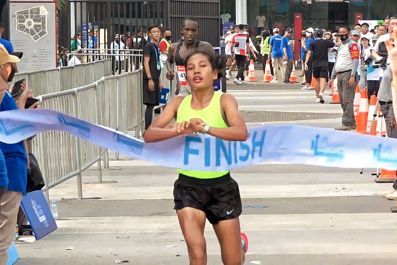 Odekta Naibaho Jadi yang Tercepat di Jakarta Marathon
