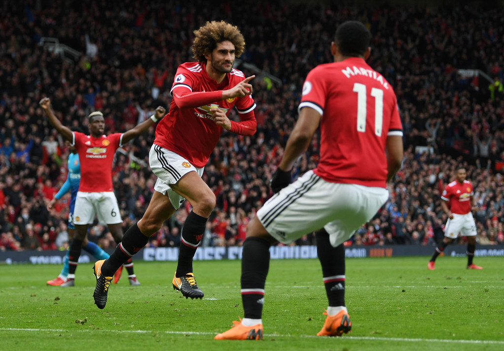 Hadiah Kontrak Baru Man United di Balik Gol Dramatis Fellaini ke Gawang Arsenal