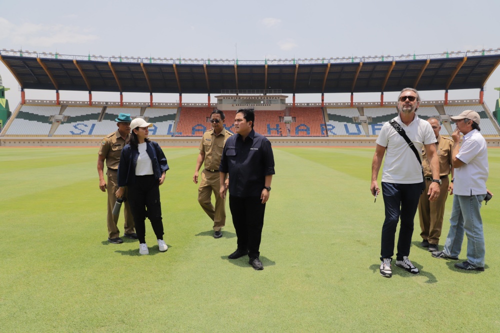 Erick Thohir Pastikan Stadion Si Jalak Harupat Siap 100 Persen untuk Piala Dunia U-17 2023