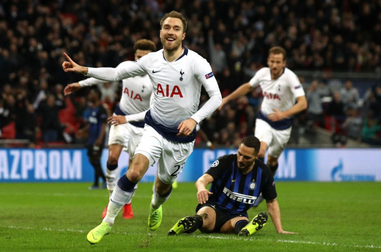 Tottenham Hotspur 1-0 Inter Milan, Christian Eriksen Hidupkan Asa The Lilywhites