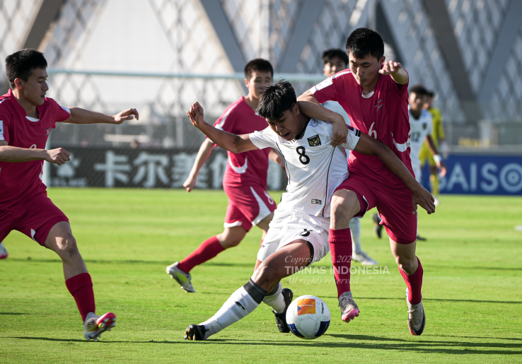 Hasil Perempat Final Piala Asia U-17 2025: Antiklimaks, Timnas Indonesia U-17 Dibungkam Korea Utara 0-6