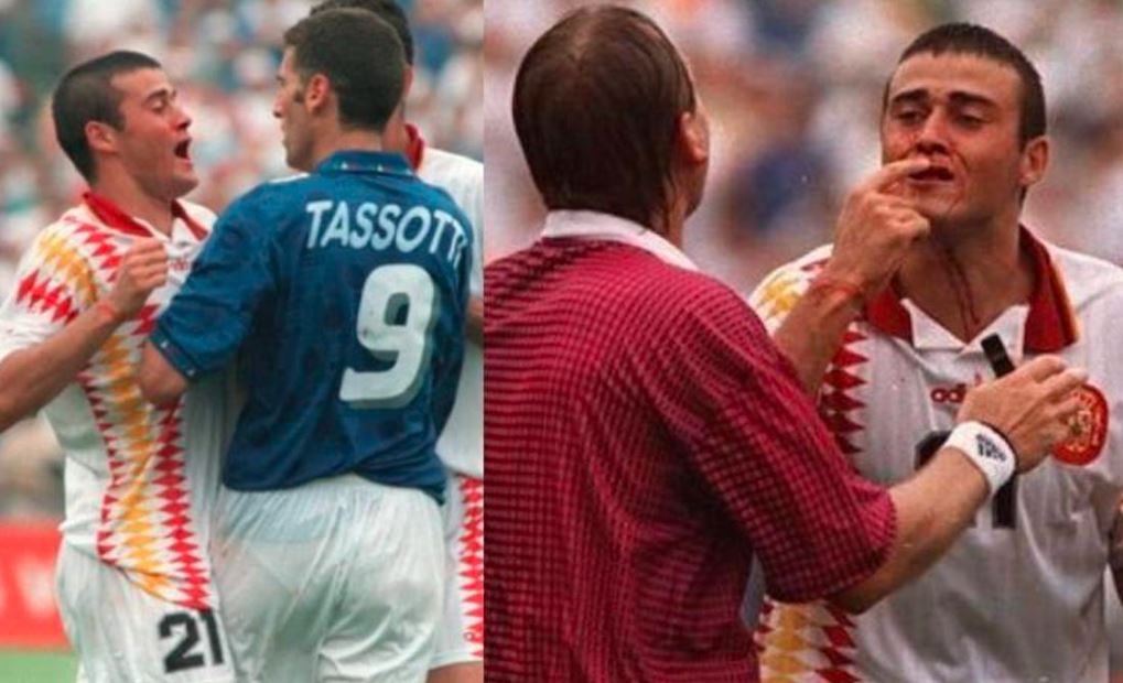 Italia Vs Spanyol, Kenangan Hidung Berdarah Luis Enrique