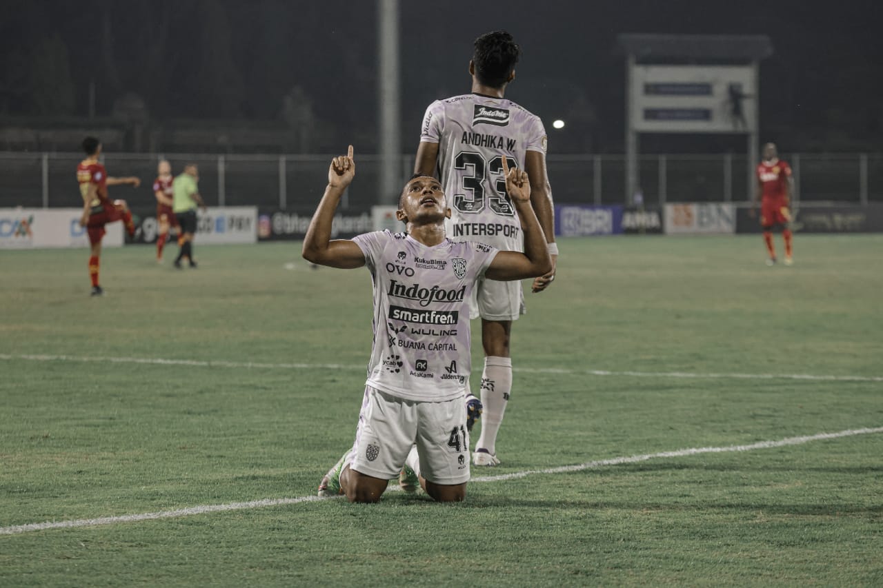 Cetak Gol Debut di Bali United, Irfan Jaya Termotivasi Hadapi Sang Mantan