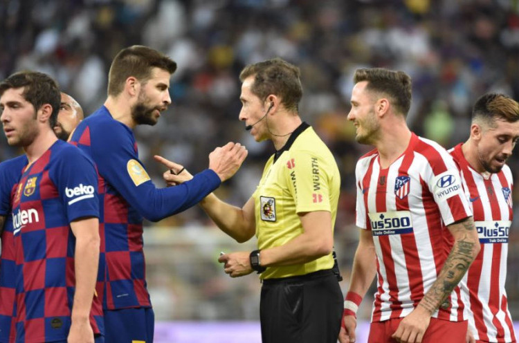 Diwarnai Adu Mulut Messi dan Felix, Atletico Singkirkan Barcelona di Semifinal Piala Super Spanyol