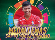 Raih Medali Emas Asian Para Games 2018, Sapto Yogo Tak Pikirkan Bonus