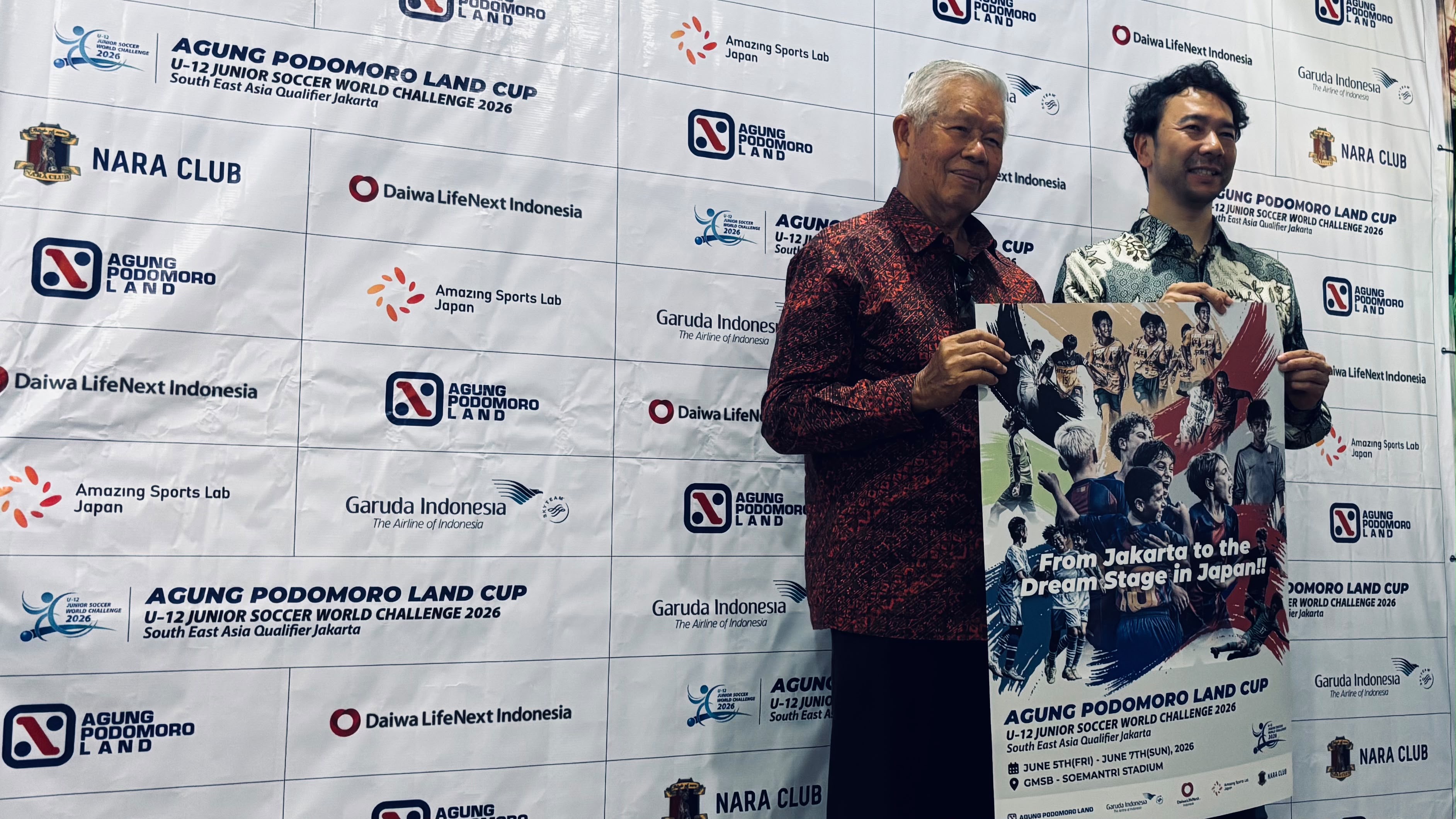 20 Tim Indonesia Berebut Tiket ke Jepang di Agung Podomoro Land Cup U-12 Junior Soccer World Challenge 2026