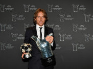 Kalahkan Cristiano Ronaldo dan Mohamed Salah, Luka Modric Jadi Pemain Terbaik UEFA 2018