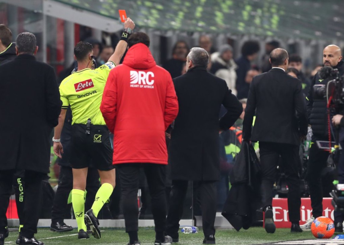 Terungkap Perkataan Allegri kepada Wasit yang Berbuntut Kartu Merah di Laga AC Milan vs Lazio