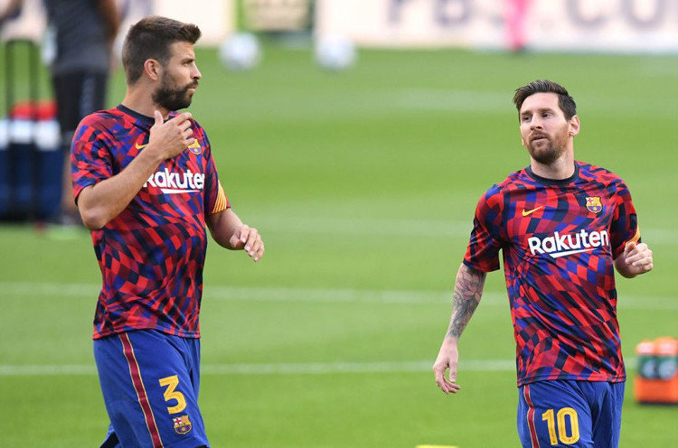 Messi Pergi, Gerard Pique Salahkan Manajemen Barcelona