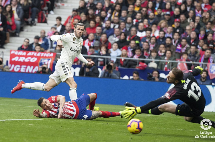 Atletico Madrid 1-3 Real Madrid: Bale 100 Gol, Los Blancos Buntuti Barcelona 