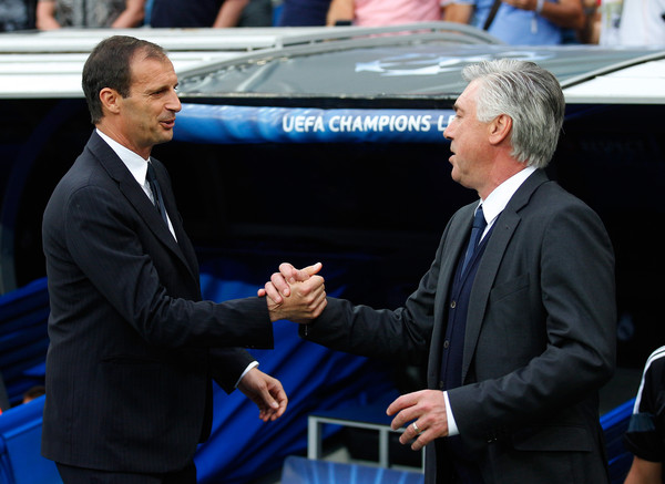 Jelang Big Match Juventus Vs Napoli, Massimiliano Allegri dan Carlo Ancelotti Sama-sama Rahasiakan Taktik