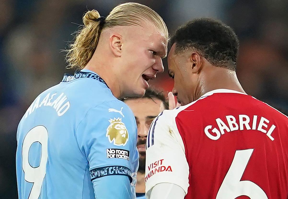Aksi Haaland dan Respons Gabriel yang Memanaskan Rivalitas Arsenal dengan Manchester City
