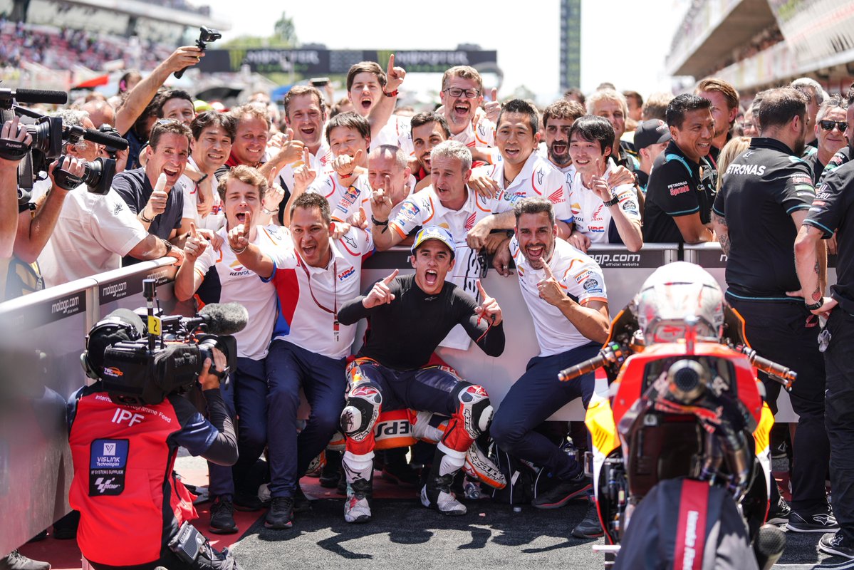 Bos Honda: Tanpa Insiden Empat Pembalap Top Kecelakaan, Marc Marquez Tetap Menang MotoGP Katalunya